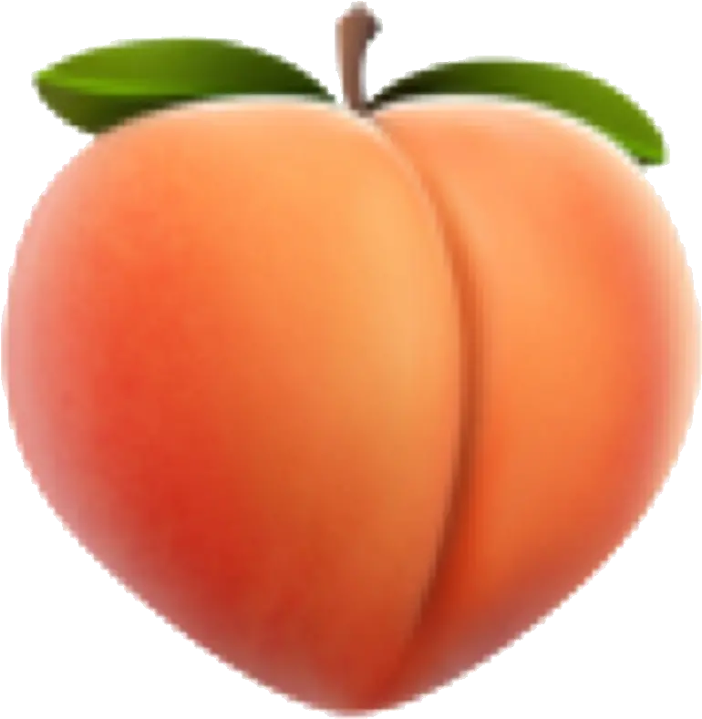 Peach Peaches Peachy Emoji Emojis Iphoneemojis Iphonemo Plum Tomato Png Peach Transparent Background