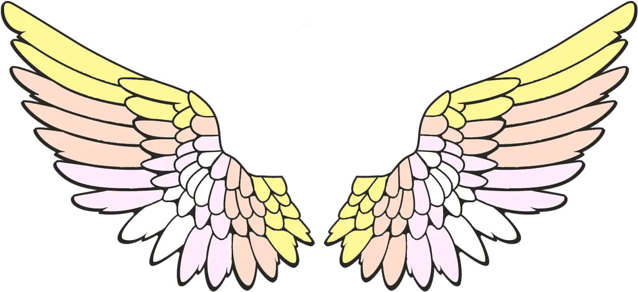 Angel Wings With Halo Png Silver