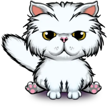 Kitty Snatch Cute Cat Stickers Messages Cartoon Clipart Cute Cats Png Cute Cat Transparent