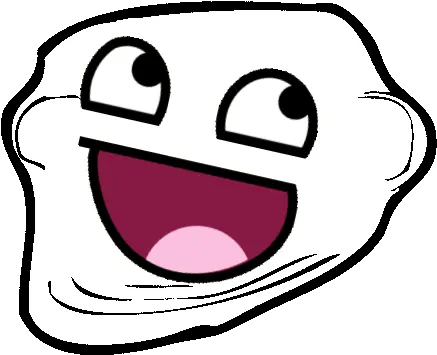 Download Awesome Trollface Ii By Bokuga Kira D3ceq9v Face Png Troll Face Facebook Icon
