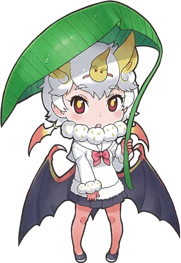 Honduran White Bat Japari Library The Kemono Friends Wiki Kemono Friends Bat Png Bats Transparent