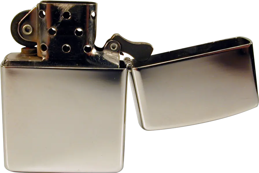 Silver Zippo Lighter Open Psd Official Psds Zippo Lighter Png Transparent Lighter Png