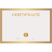 Certificate Template Free Png Image