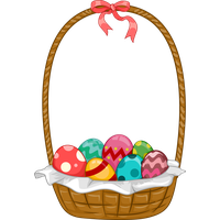 Easter Basket Bunny Png Image