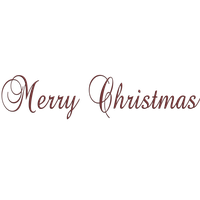 Merry Christmas Text Png Picture