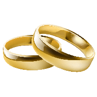 Golden Rings Png Image