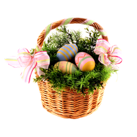 Easter Basket Bunny Free Download Png