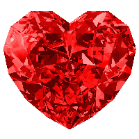 Red Heart Diamond Png Image