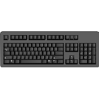 Black Computer Keyboard Png Image