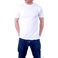 Man In White T-Shirt Png Image
