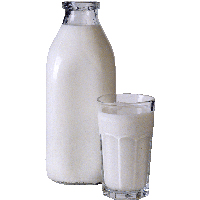 Milk Glass Bottle Png