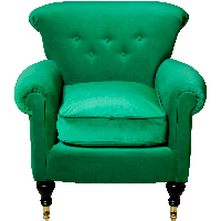 Green Armchair Png Image