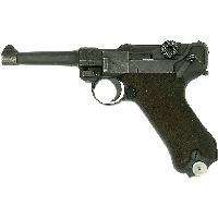 Luger German Handgun Png Image