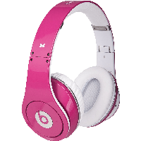 Pink Headphones Png Image