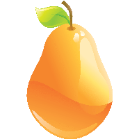 Yellow Pear Png Image