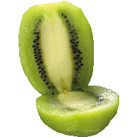 Green Cutted Kiwi Png Image