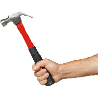 Hammer In Hand Png Image