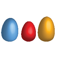 Colored Eggs Png Image
