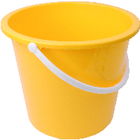 Plastic Yellow Bucket Png Image Download