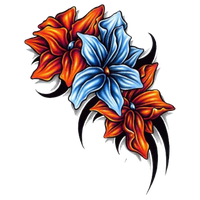 Flower Tattoo Png Image