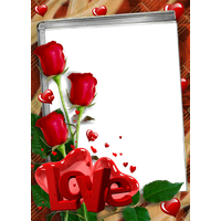 Love Red Frame Png