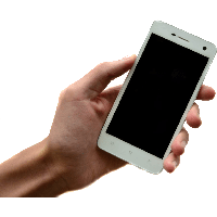 Smartphone In Hand Png Image