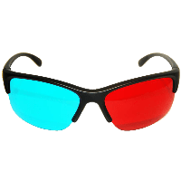 3D Cinema Glasses Png Image