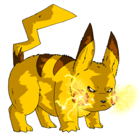Angry Pikachu Image
