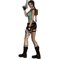 Lara Croft Transparent Background