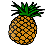 Cartoon Pineapple Clip Art