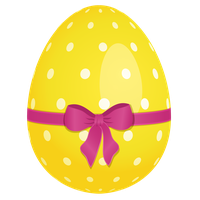 Easter Eggs Dotted Yellow