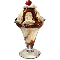 Ice Cream Bowl Transparent Image