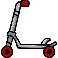 Kick Scooter Clipart