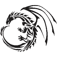 Black Tattoo Dragon Png Images