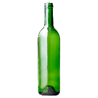Glass Green Bottle Png Image
