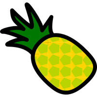 Realistic Looking Pineapple Clip Art