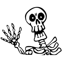 Halloween Skeleton Picture