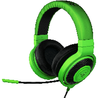 Green Headphones Png Image