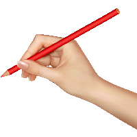 Pencil In Hand Hands Png Hand Image 