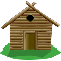 Wooden House Clipart