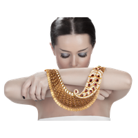 Jewellery Model Transparent