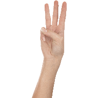 Three Finger Hand Hands Png Hand Image 