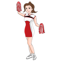 Cheerleader Transparent Image