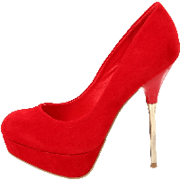 Red Women Shoe Png Image