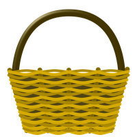 Empty Easter Basket Transparent Image