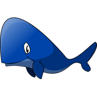 Blue Whale Transparent