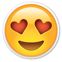 Love Hearts Eyes Emoji Png