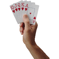 Cards In Hand Png