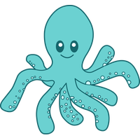 Cute Octopus Transparent Picture