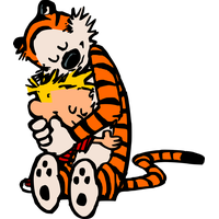 Calvin And Hobbes Transparent Image